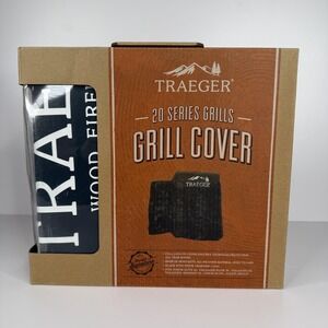 Traeger 20 Series Grills Grill Cover Smoker Cover BAC374 Black All Weather New